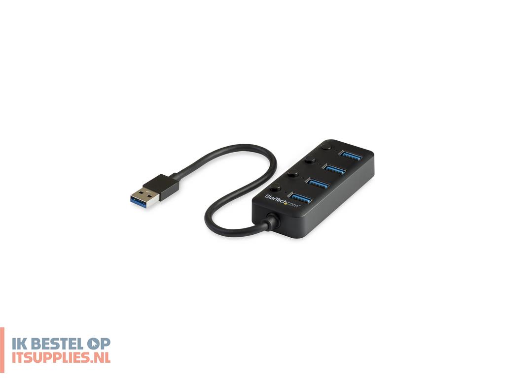 1856208-startechcom_hb30a4aib_interface_hub_usb_32_gen_1_31_gen_1_type-a_5000_mbits_zwart