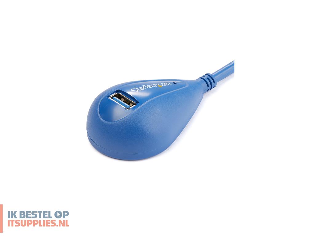 0254330-startechcom_usb3sext5dsk_usb-kabel_usb_32_gen_1_31_gen_1_1-5_m_usb_a_blauw