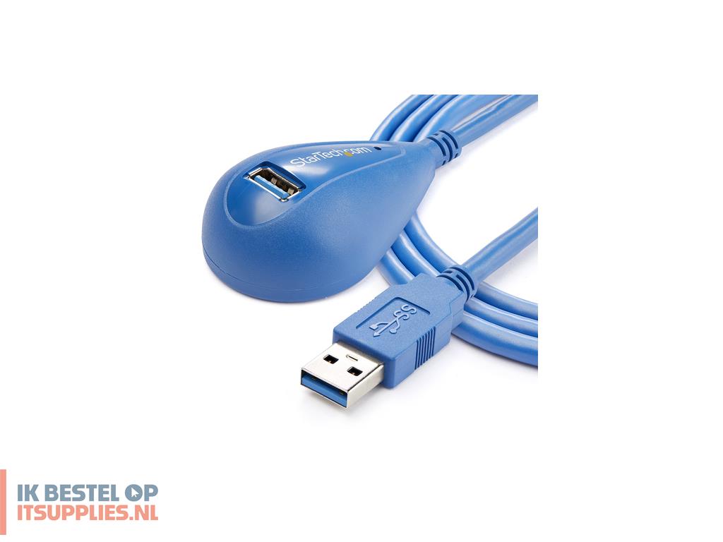 0256364-startechcom_usb3sext5dsk_usb-kabel_usb_32_gen_1_31_gen_1_1-5_m_usb_a_blauw