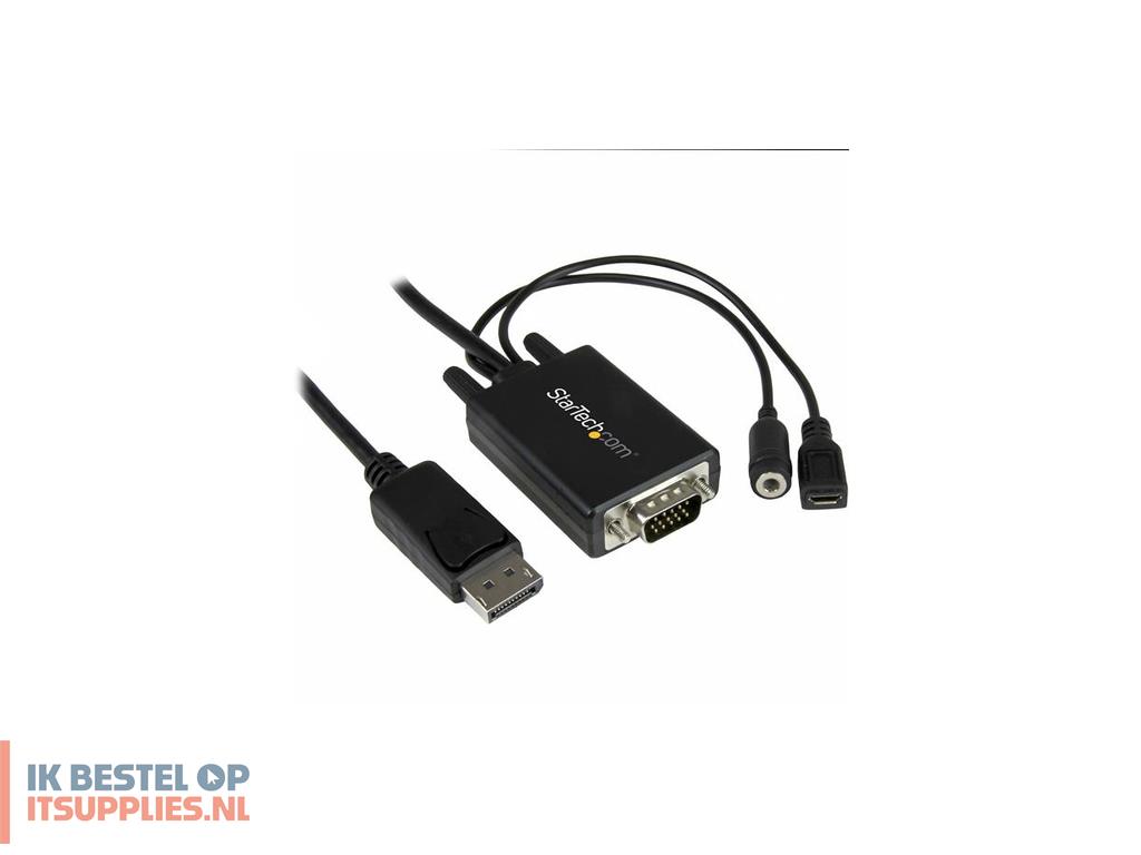 0134995-refurbished_startechcom_dp2vgaamm3m_video_kabel_adapter_vga_d-sub_zwart